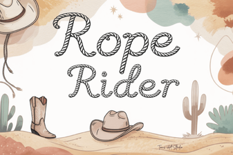 Rope Rider Fonts for Creative Digital Projects