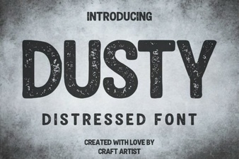 Dusty Font Designs: Vintage Style Inspiration
