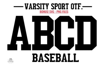 Creative Project Ideas Using the Varsity Sport Font