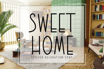 Unlock Nostalgic Charm: Sweet Home Font Inspiration