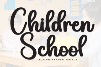 Font Design for Children's School Projects