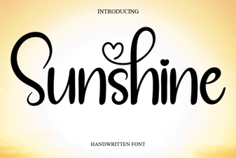 Sunshine Font: Creating Cheerful Designs with Every Letter